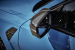 Der neue BMW M3 Touring mit M Performance Parts. Markante Aussenspiegelkappen in Carbon.