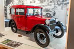 BMW Museum: BMW 3/15 PS DA 2 Limousine, Bauzeit: 1929 - 1931, 6.600 Einheiten gebaut, 4-Zylinder, 15 PS, vmax: 75 km/h