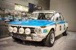 BMW Museum, Haus des Motorsports: BMW 2002 Ti Rallye, Bj. 1969, R4-Motor, 1.999 ccm Hubraum, 190 PS, vmax: 190 km/h