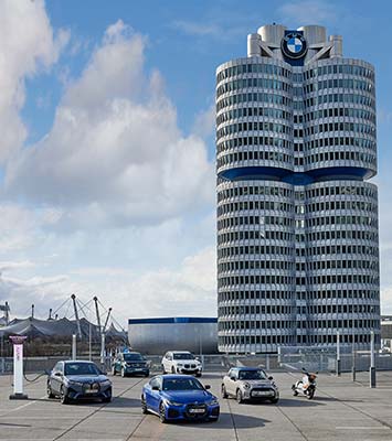 Die BMW Group 'Elektroflotte' zum Frühjahr 2022