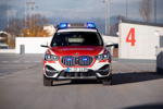 BMW auf der Interschutz 2022. Feuerwehr-Fahrzeug BMW X1 xDrive20i.