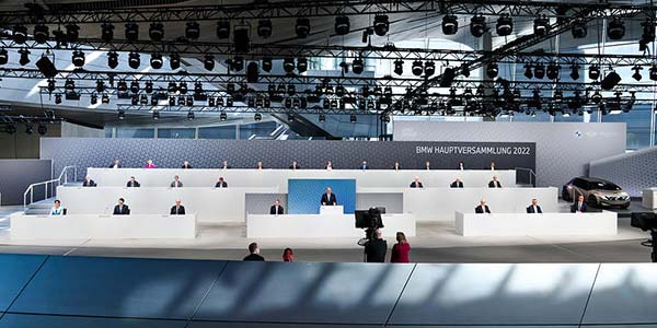 102. ordentliche Hauptversammlung der BMW AG am 11.05.2022 in Muenchen