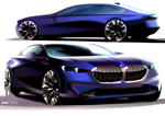 Die neue BMW 5er Limousine, Designskizze