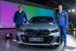 Produktionsvorstand der BMW AG, Milan Nedeljkovi? und Bayerns Ministerpräsident Markus Söder beim offiziellen Produktionsstart der neuen BMW 5er Reihe und damit auch des neuen vollelektrischen BMW i5