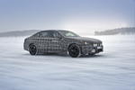 Erprobung des neuen BMW i5, Prototyp, Wintertest in Arjeplog