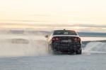 Erprobung des neuen BMW i5, Prototyp, Wintertest rund um Dingolfing