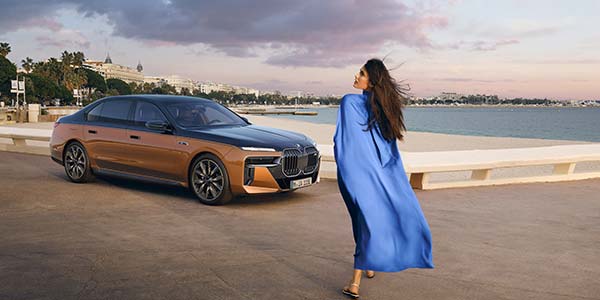 BMW i7 M70 in Cannes