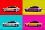 BMW i Vision Dee - E Ink Collage