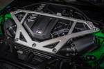 BMW M3 CS, Motorraum mit Verstrebung