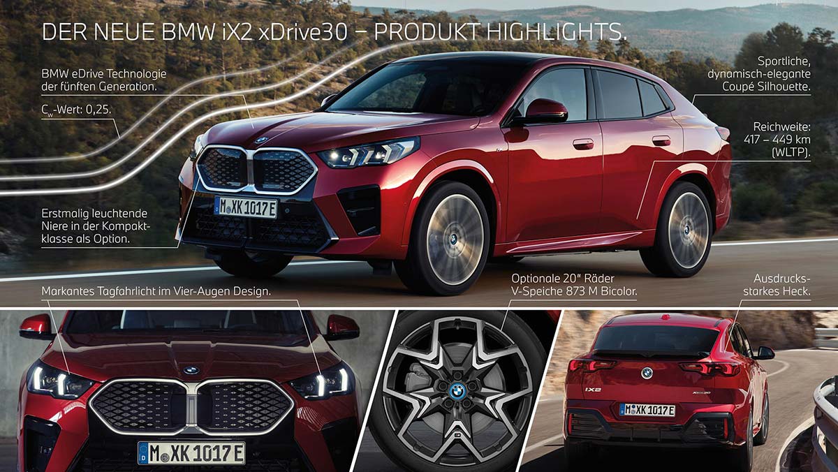 Der neue BMW iX2 - Highlights