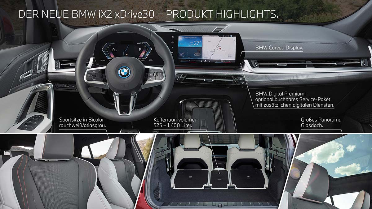 Der neue BMW iX2 - Highlights