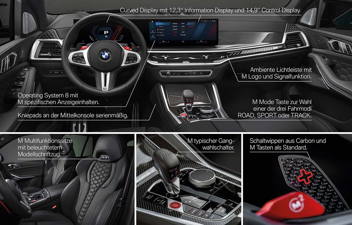 Der neue BMW X5 und der neue BMW X6.