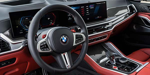 Foto: Der neue BMW X5 M Competition (F95). Mittelkonsole mit