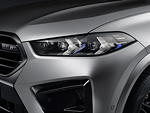 BMW X6 M Competition, neu gestaltete, flachere Scheinwerfer, mit pfeilfrmigen Tagfahrlichteinheiten