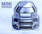 Der neue MINI Countryman - MINI Design Skizze.
