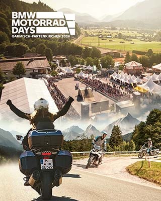 BMW Motorrad bringt die BMW Motorrad Days zurck nach Garmisch-Partenkirchen.