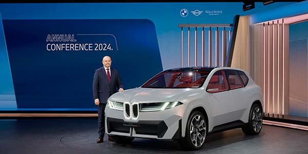 BMW Group Jahreskonferenz 2024 am 21. Mrz 2024: Walter Mertl, Mitglied des Vorstands der BMW AG, Finanzen mit dem neuen BMW Vision Neue Klasse X.