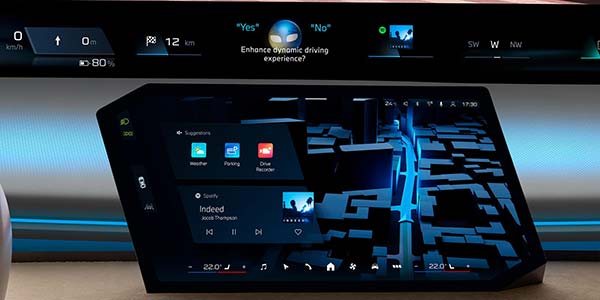 BMW Intelligent Personal Assistant - Beispiel eines proaktiven Vorschlags f�r Funktionen der Fahrassistenz