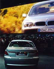 BMW 7er auf der IAA 2001