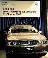 Bereits ber 6.000.000 Autos wurden von BMW allein in Dingolfing gebaut