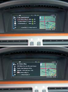 BMW Parkinfo als Online-Dienst im Auto