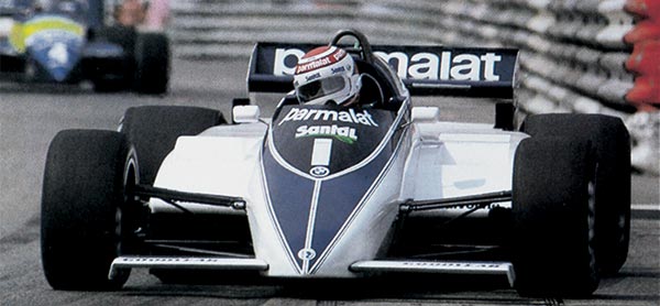 Nelson Piquet beim Großen Preis von Brasilien, 1983 im Brabham BMW BT 52