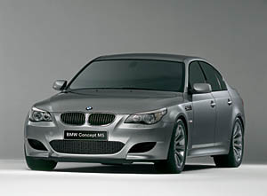 BMW Concept M5, vorgestellt auf dem Genfer Salon 2004