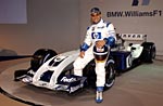 Juan Pablo Montoya mit dem BMW WilliamsF1 FW26 Rennwagen