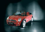 Das MINI Cabrio designed by Gianfranco Ferr auf dem Life Ball 2004