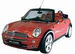 Das MINI Cabrio designed by Gianfranco Ferr auf dem Life Ball 2004