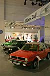 Ausstellung 30 Jahre VW Golf auf der Techno Classica 2004
