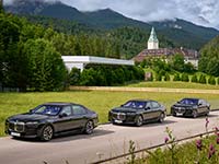 Im BMW i7 zum G7-Gipfel auf Schloss Elmau.
