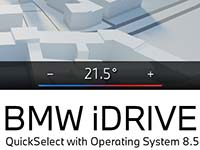 BMW präsentiert die Weiterentwicklung des Anzeige- und Bediensystems BMW iDrive.