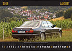 7-forum.com Wandkalender 2015, August-Motiv: BMW 730i (E32) von Forums-Moderatrin 'Jeff Jaas'