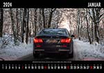7-forum.com Kalender 2024 - Januar: BMW 730Ld (F02 LCI), Baujahr 12/2012, Farbe: carbon-schwarz metallic, von 7-forum.com Mitglied 'Christian', Aufnahmeort: Schalksmühle