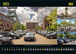 7-forum.com Kalender 2025, Mai Blatt: 20. 7-forum.com Jahrestreffen im Mai 2024 - an der Zeche Ewald in Herten, mit Ausflug zur Jahrhunderthalle in Bochum (Bild oben rechts)