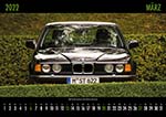 7-forum.com Kalender 2022: BMW 735i (E32), Aufnahmeort: Schloss Wolfsbrunn (bei Zwickau)