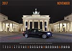 7-forum.com Wandkalender 2017, Motiv November: BMW 740d (F01 LCI), Baujahr 08/2013 von 7-forum.com Mitglied „bommelmann“ - Aufnahmeort: Berlin, Brandenburger Tor, Fotograf: 7-forum.com Mitglied „Black Pearl“