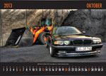 7-forum.com Kalender 2013, Oktober-Motiv: BMW 740i M62 4,4 E38, Bj. 09.1999, von Forumsmitglied 'Colstar'. Aufnahmeort: Kohlekraftwerk bei Lüneburg.