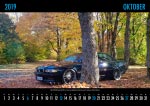 7-forum.com Wandkalender 2019, Motiv Oktober: BMW 740i (E38), Baujahr 06/1997 von 7-forum.com Mitglied Daniel Burkard ('swordy'), Aufnahmeort: Wald bei Bamberg