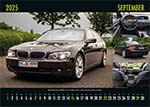 7-forum.com Kalender 2025, September Blatt: BMW 750iL (E66 LCI), Baujahr 04/2008, Farbe: Black Sapphire Metallic, von 7-forum.com Mitglied 'mannylein', Aufnahmeort: Rhein-Ruhr-Stammtisch in Castrop-Rauxel