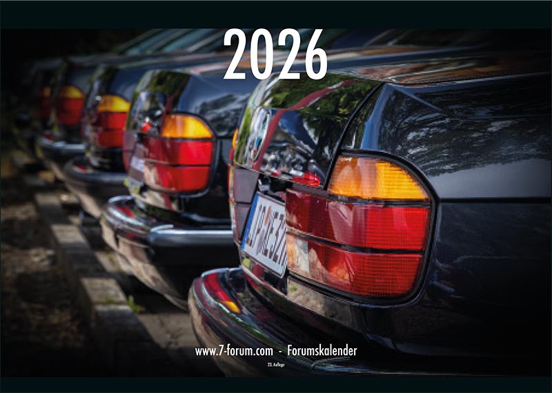 7-forum.com Jahreswandkalender 2026 - Titelblatt