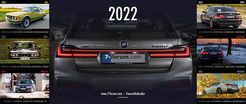 7-forum.com Wandkalender 2022: Jetzt Bilder senden und bestellen!