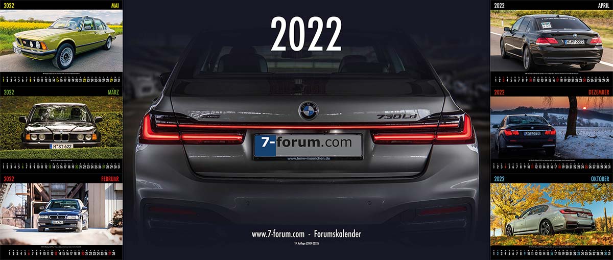 7-forum.com Wandkalender 2022, Titelbild (Mitte)