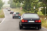 7er-Konvoi auf dem Weg zum Schloss Nordkirchen, vorne im Bild der BMW 730i (E32) von Ulli ('Jeff Jaas')