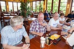 RR-Stammtisch im August 2016, im Café del Sol: Gregor ('leopold456'), Jens ('sandmaennchen1') und Ralf ('asc-730i')