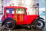 BMW 3/15 in der Dauerausstellung. Das erste BMW Automobil, produziert in Eisenach, Verkaufsbeginn im Juli 1929.