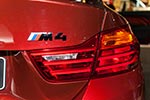 BMW M4 mit Competition Paket, Modellbezeichnung am Heck in schwarz