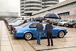 7-forum.com Jahrestreffen 2016 bei BMW in München: hier die Rampe zum 4-Zylinder und BMW Museum.