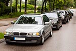 7-forum.com Jahrstreffen 2016, Ausfahrt am Sonntag, vorne: BMW 750i (E38) von Andreas ('Andimp3')